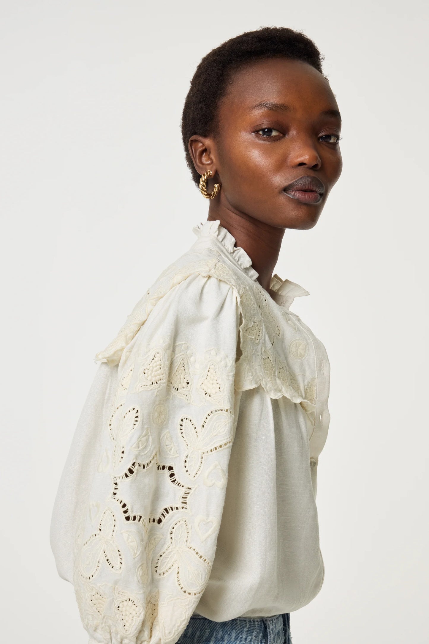 Fabienne Chapot Embroidery Blouse