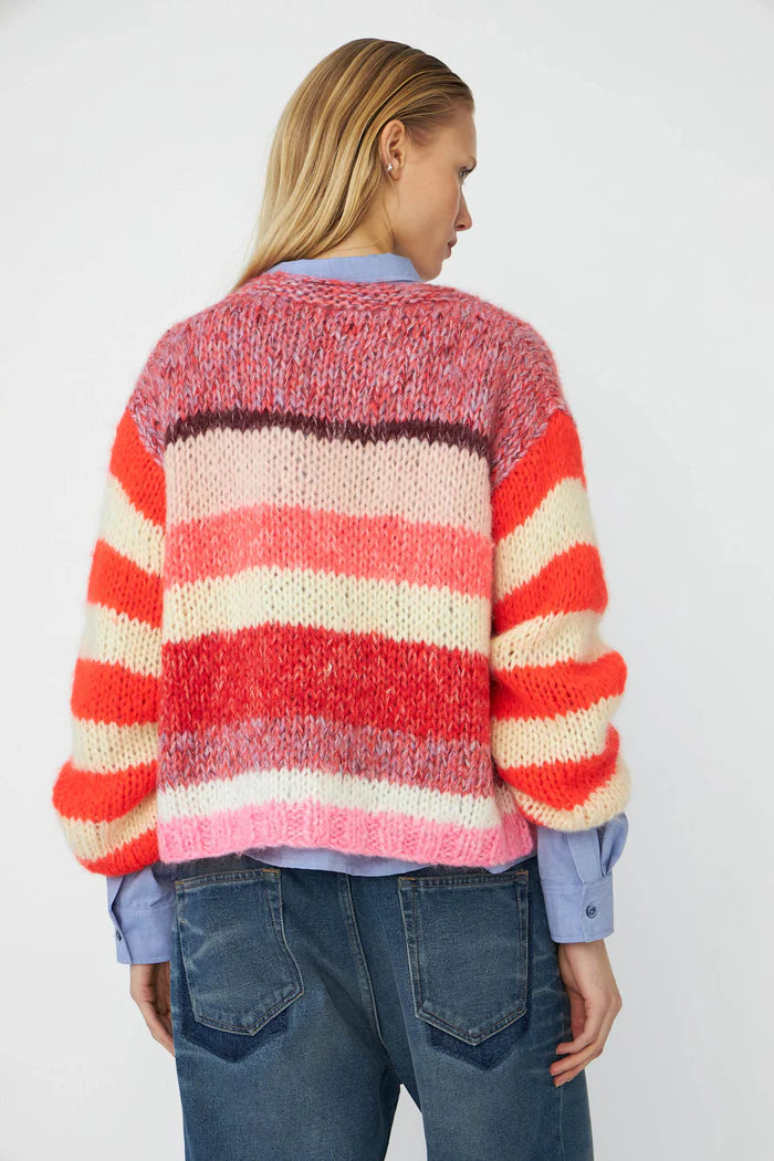 Dawnxdare GABI Cardigan Red & Pink