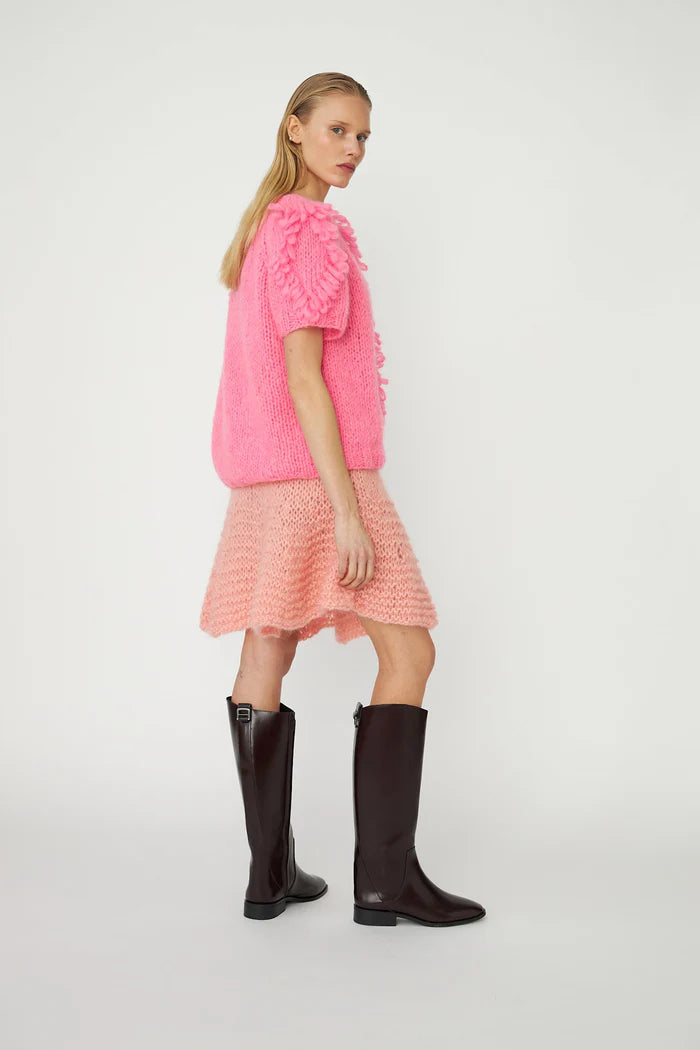 Dawnxdare Estelle Diamond Knit Top