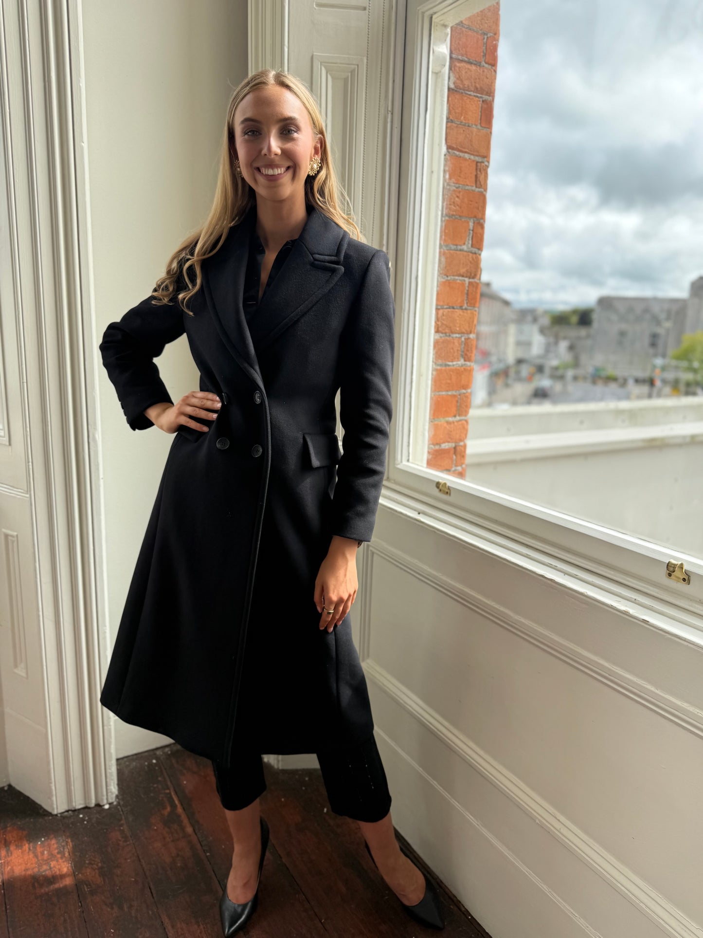 Iblues Maggy Wool Double Breasted Coat