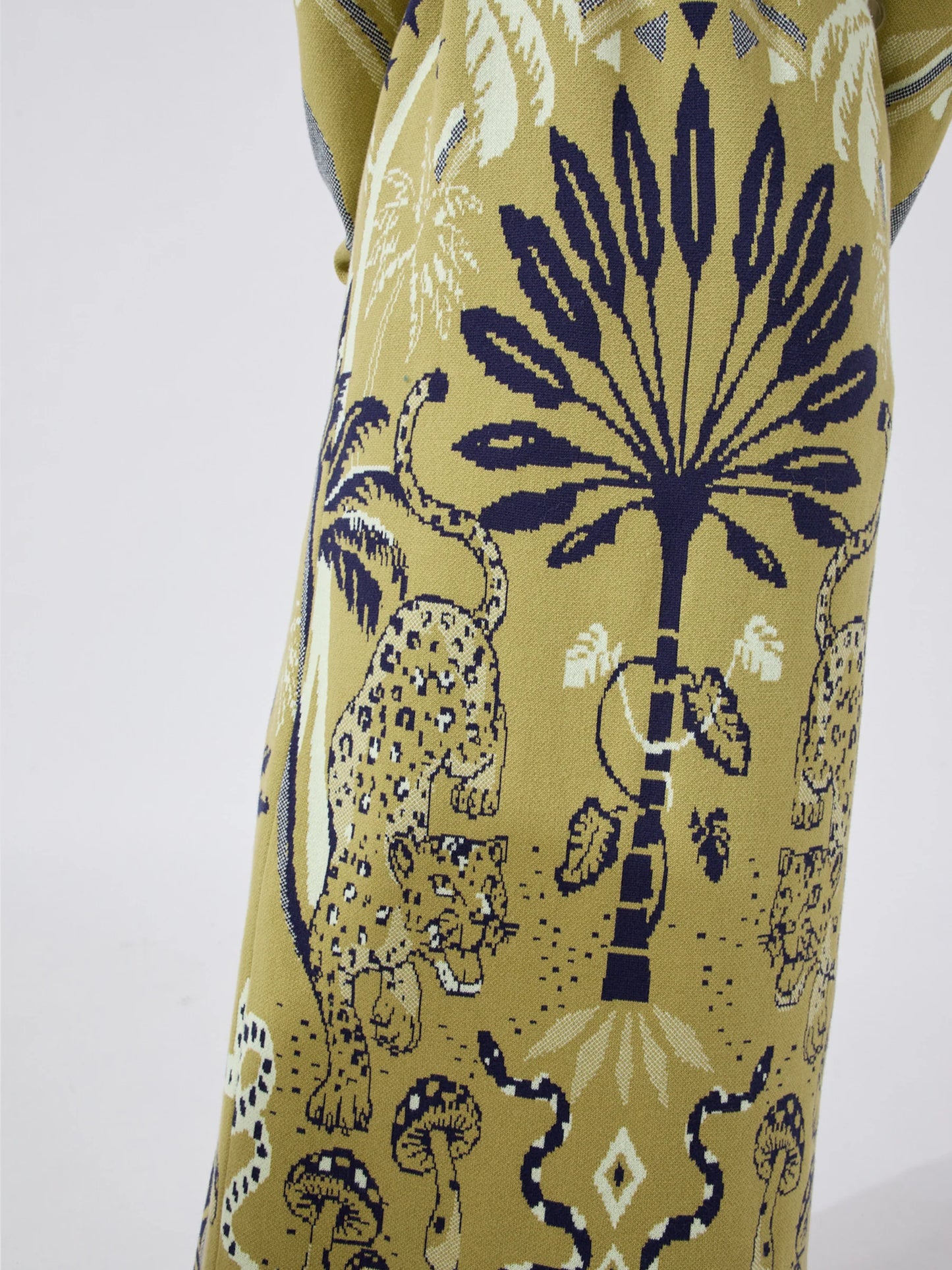 Hayley Menzies Magic Leopard Duster Green