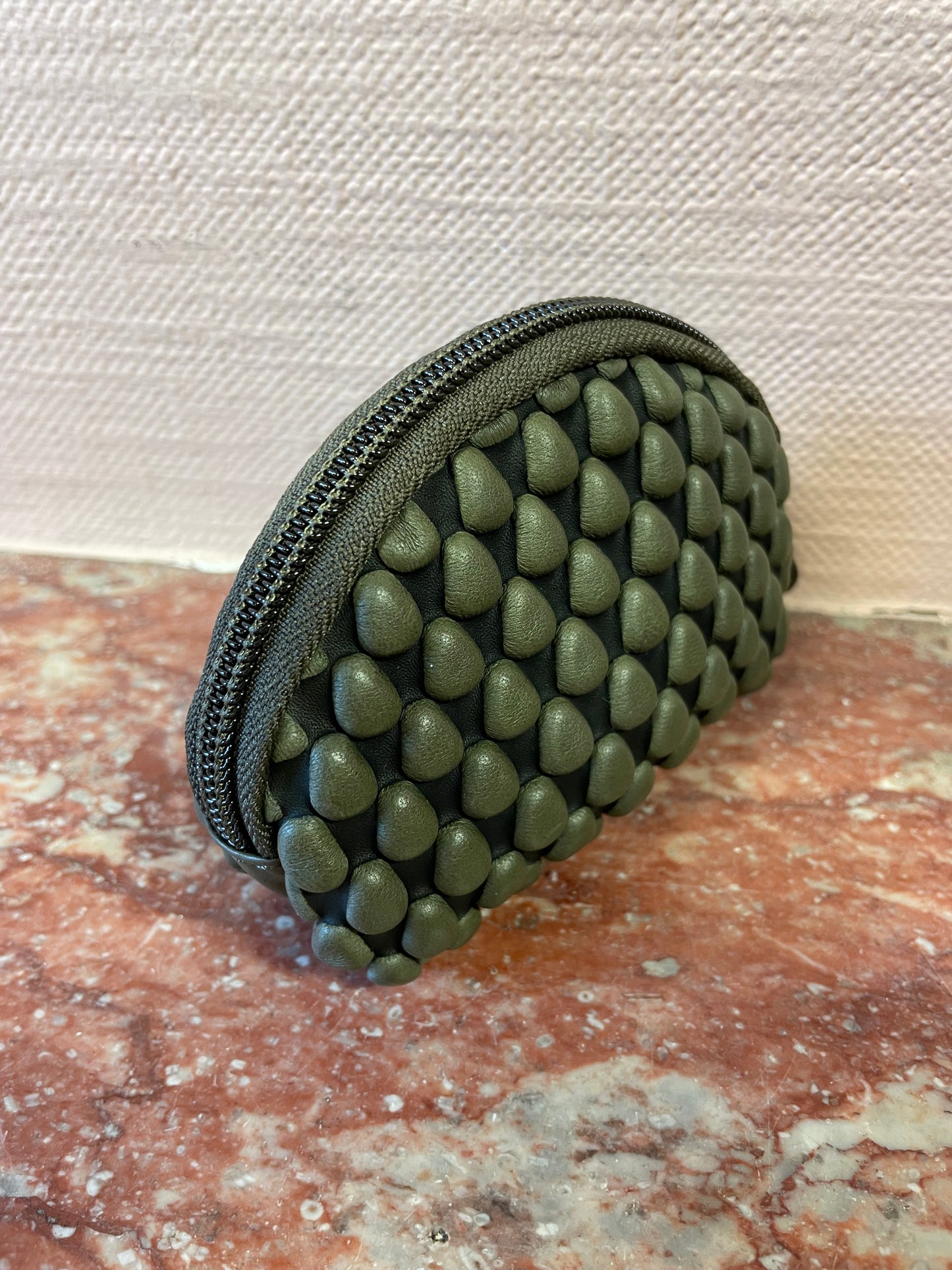 Tissa Fontaneda Half Moon Purse Loden Green