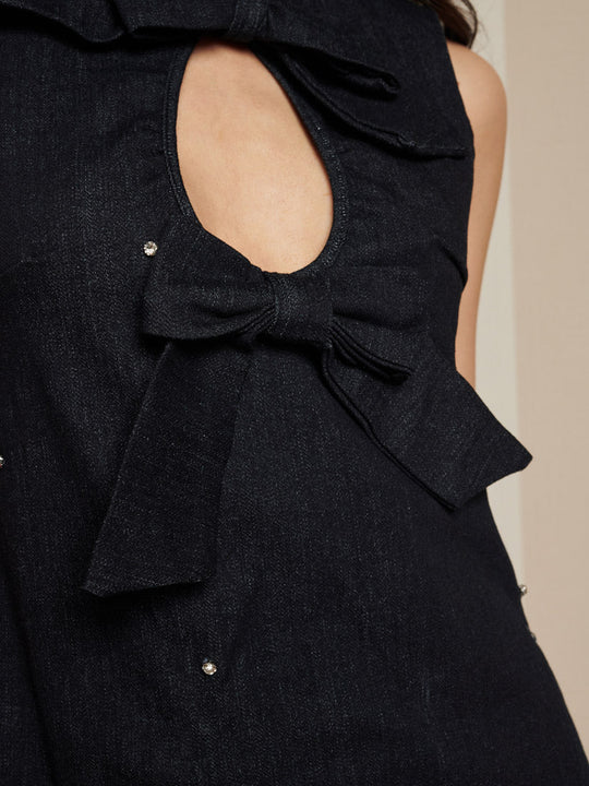 Sister Jane Curio Denim Mini Dress