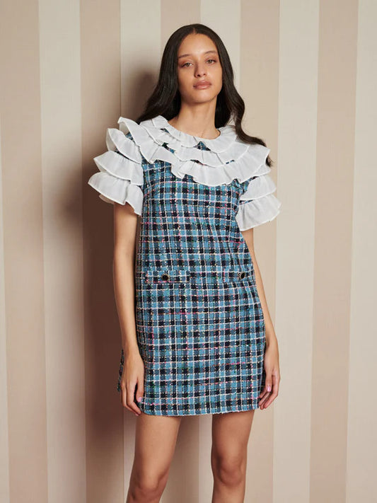Sister Jane Chamber Tweed Mini Dress