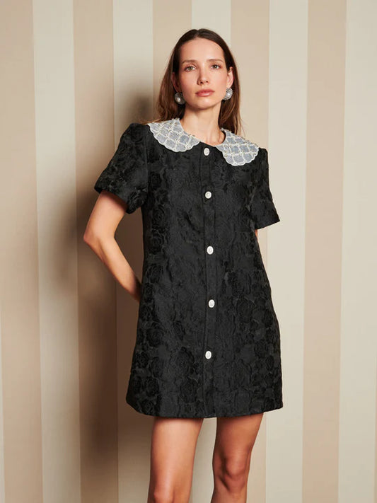 Sister Jane Chandelier Jacquard Mini Dress