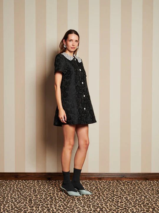 Sister Jane Chandelier Jacquard Mini Dress