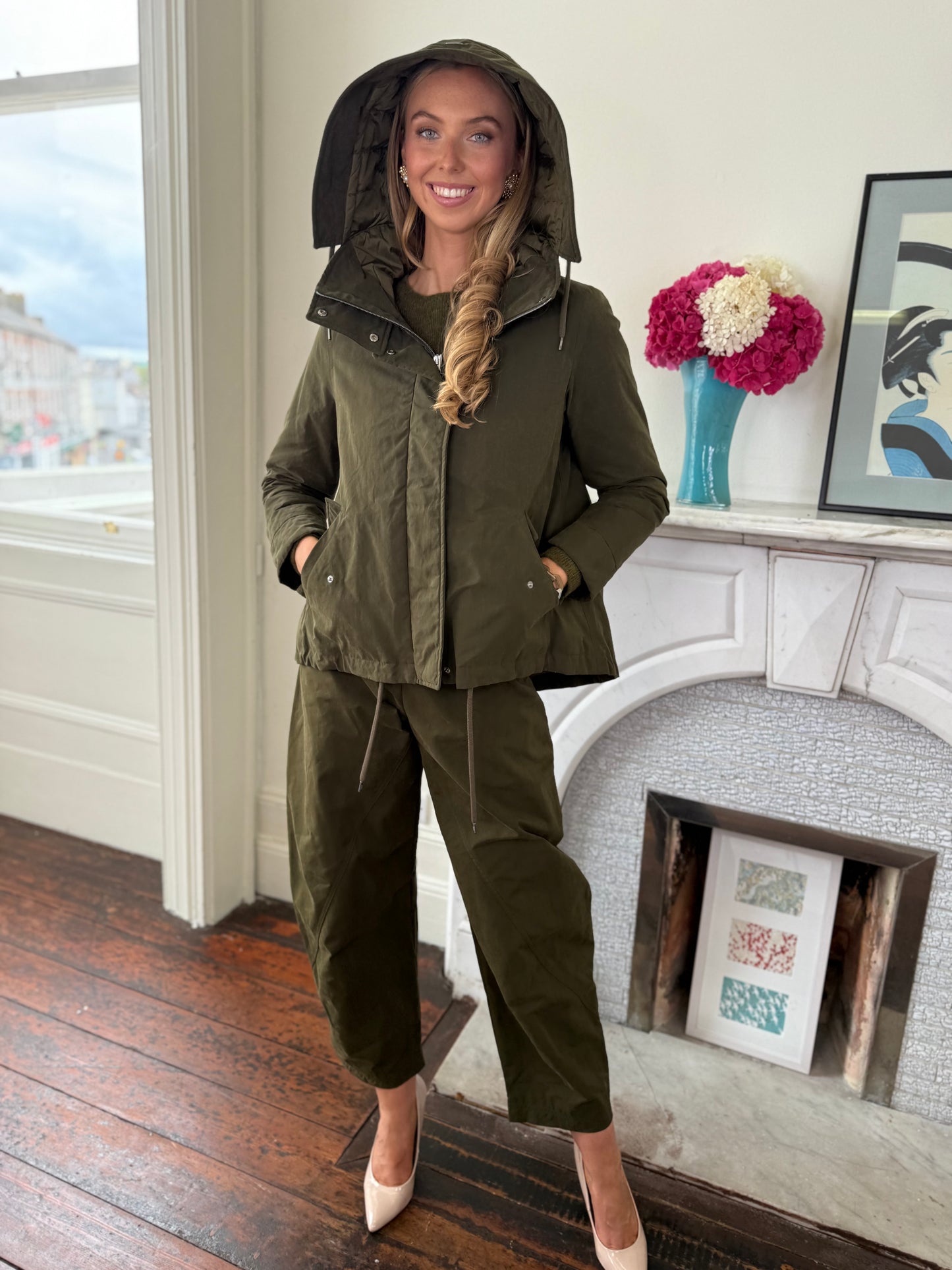 Herno Parka A-Shape Military Green