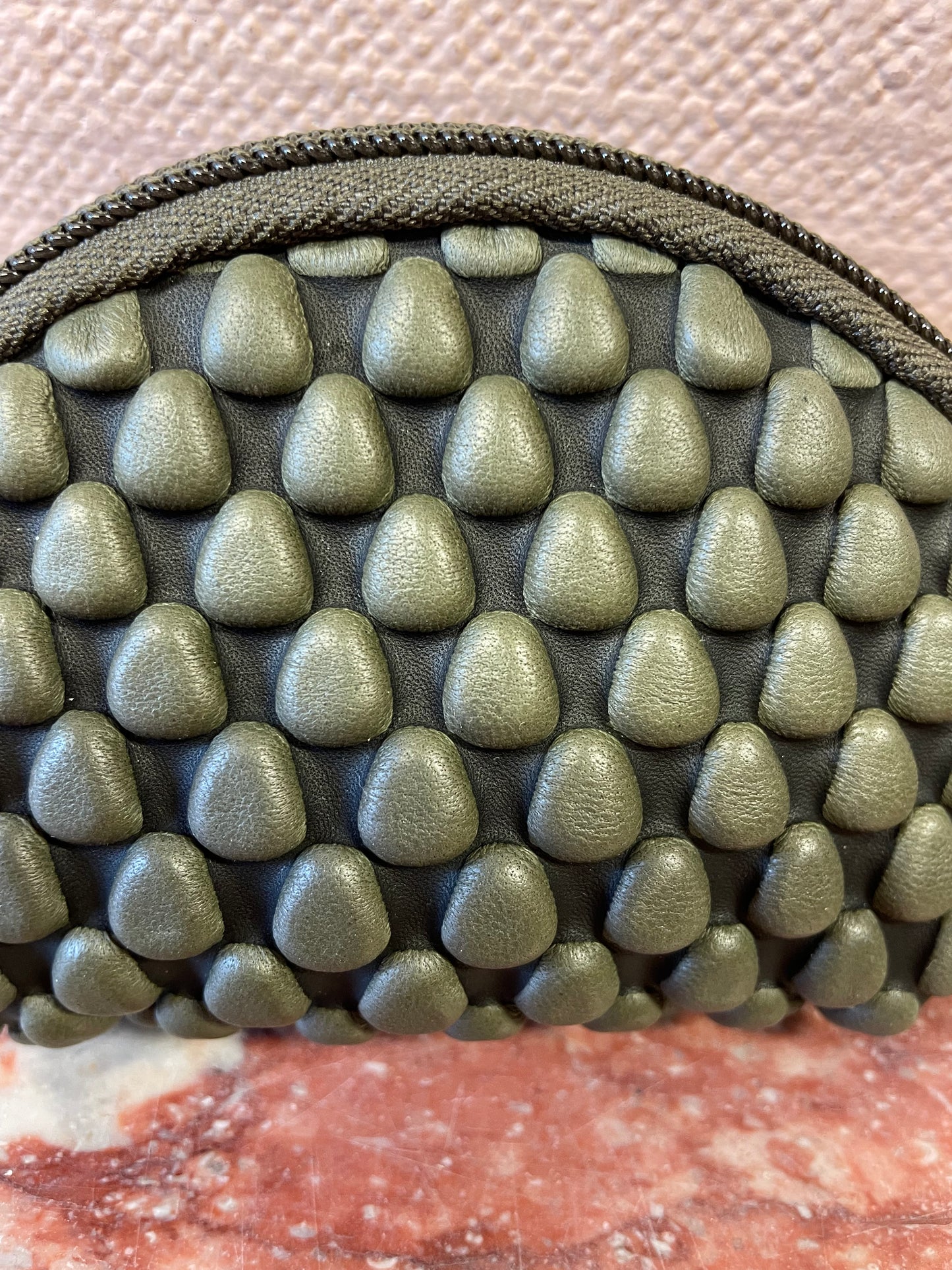 Tissa Fontaneda Half Moon Purse Loden Green