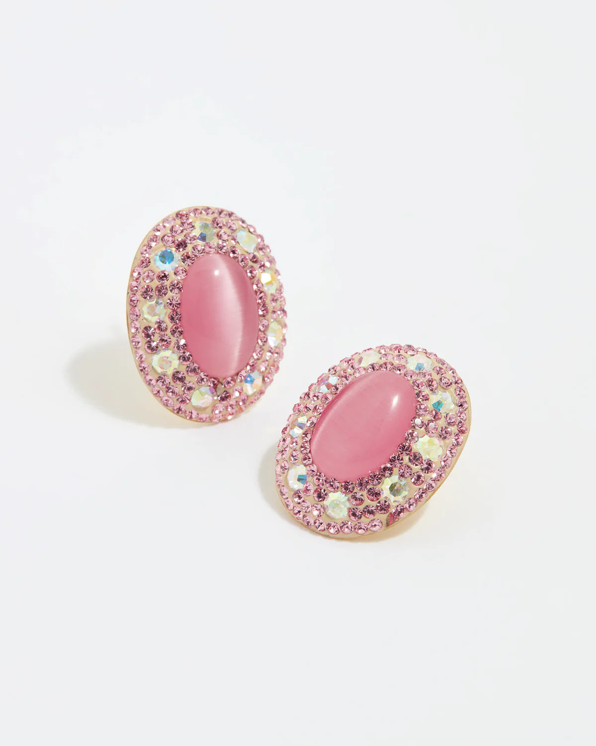 Soru Pink Dot Stud Earrings