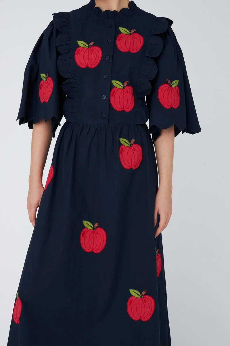 Stella Nova Embroidered Midi Dress