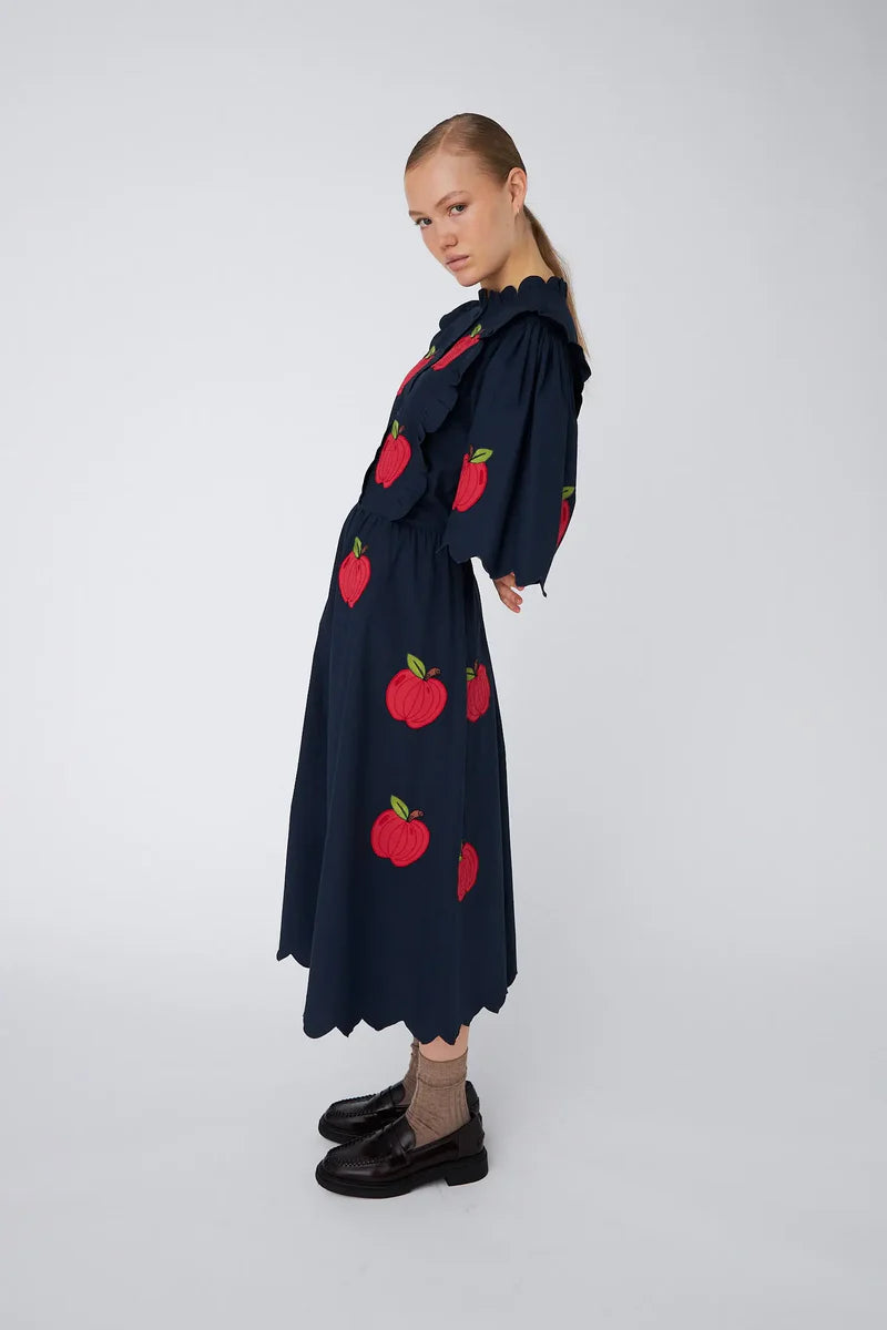 Stella Nova Embroidered Midi Dress