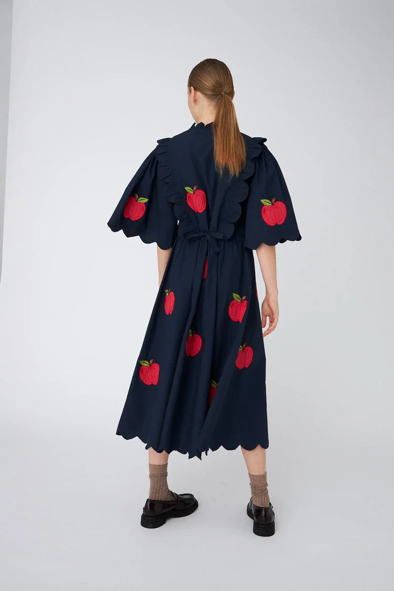 Stella Nova Embroidered Midi Dress