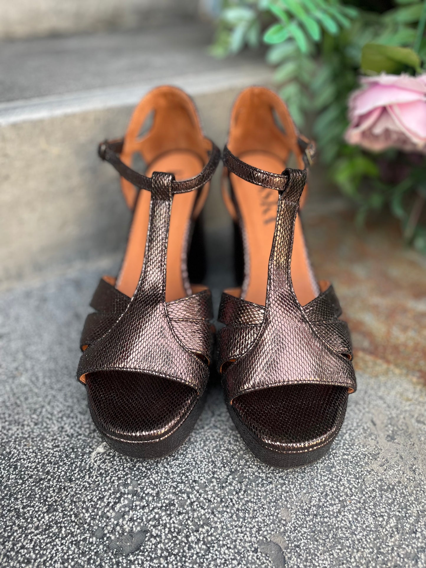 Esska Victoria Brown Metallic
