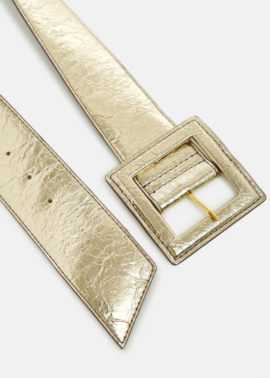 Fumigate Gold Metallic Waist Belt