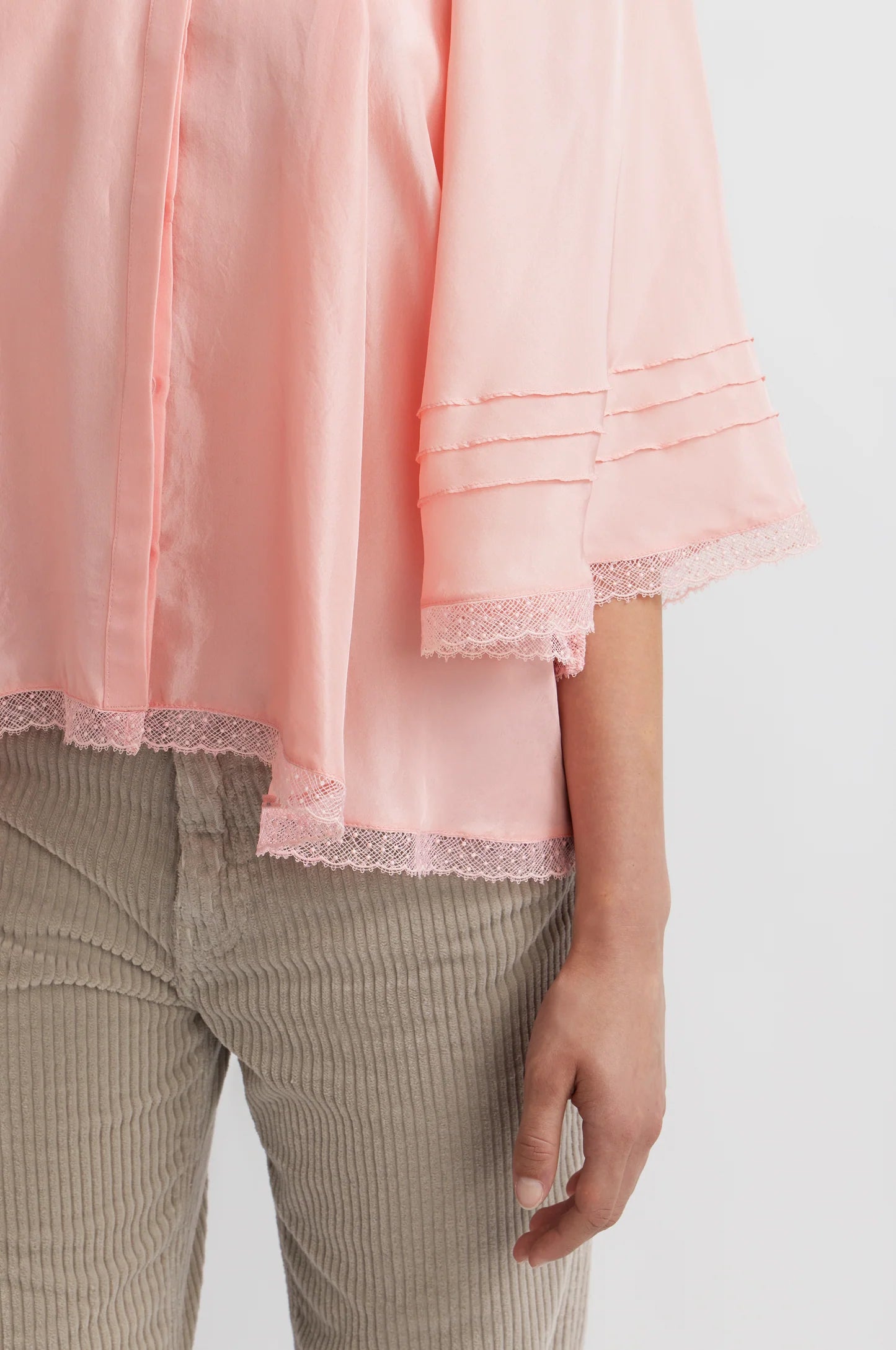 Manoush Peach Lace Blouse