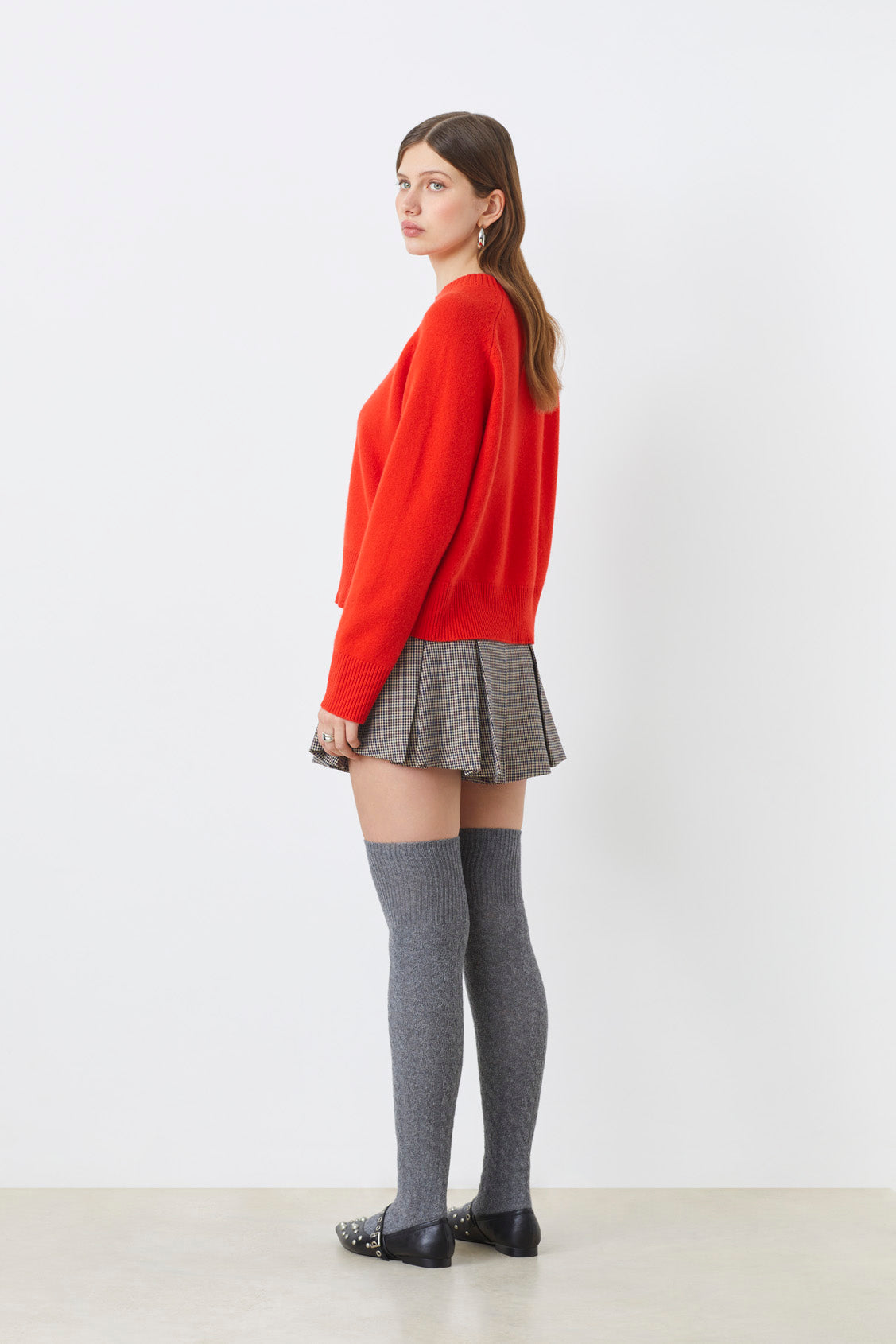 Suncoo Paulvar Red Knit Sweater