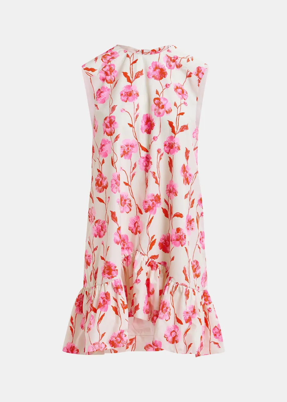 Essentiel Antwerp Floral Ruffle Mini Dress