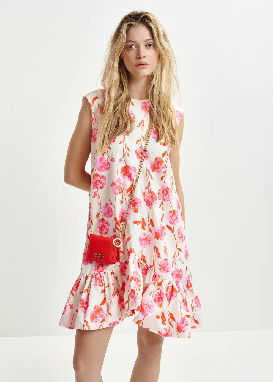 Essentiel Antwerp Floral Ruffle Mini Dress