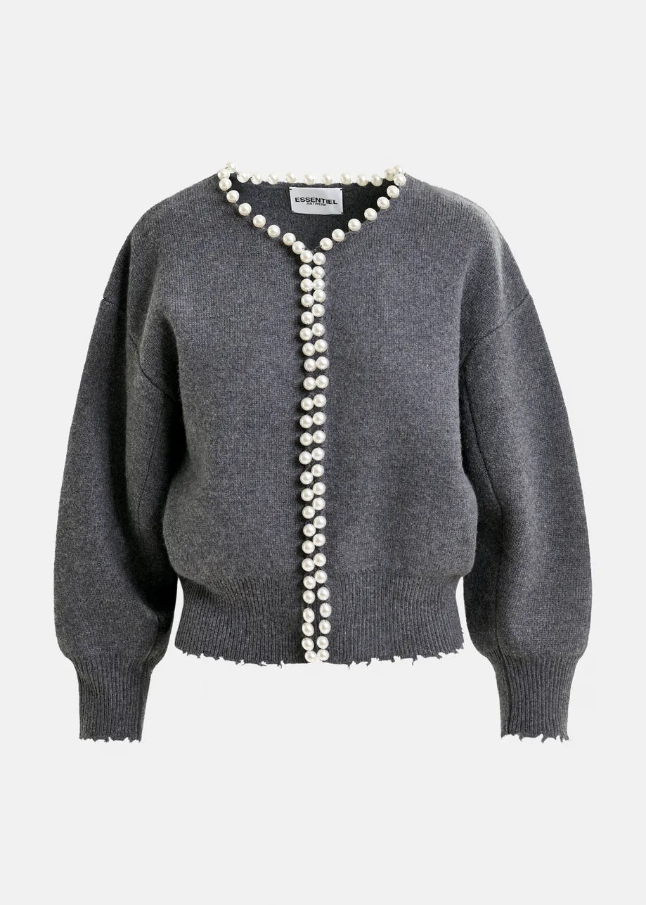 Essentiel Antwerp Ideas Knit Cardigan With Beads