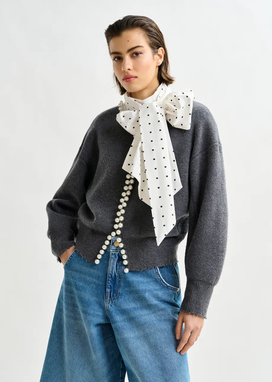 Essentiel Antwerp Ideas Knit Cardigan With Beads