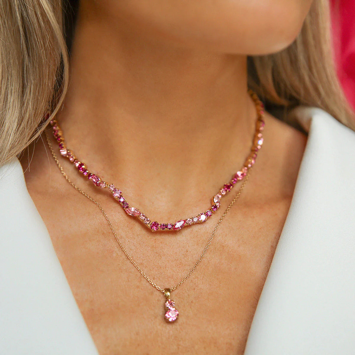 Antonia Necklace / Rose Combo