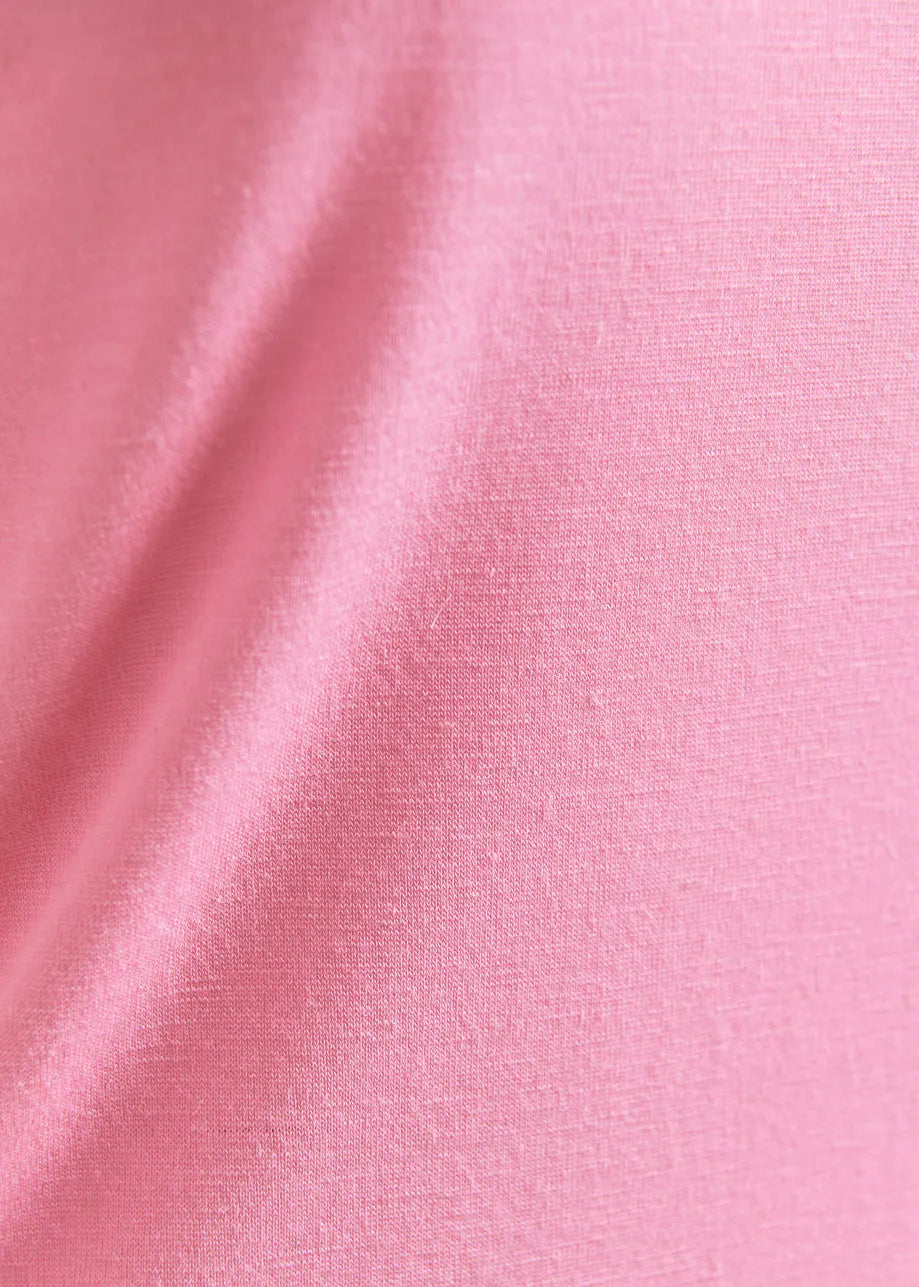 Essentiel Antwerp Jertice Jersey Turtle Neck Pinky Sugar