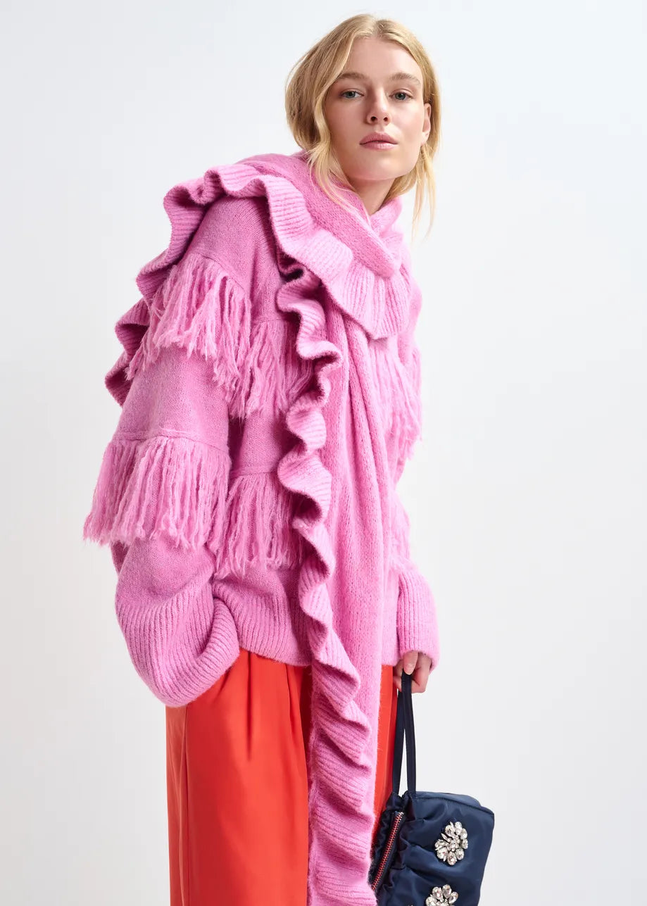 Essentiel Antwerp Johns Pullover With Fringe