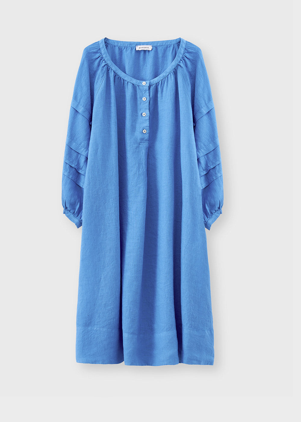 Pleated Relaxed Dress Sky Blue