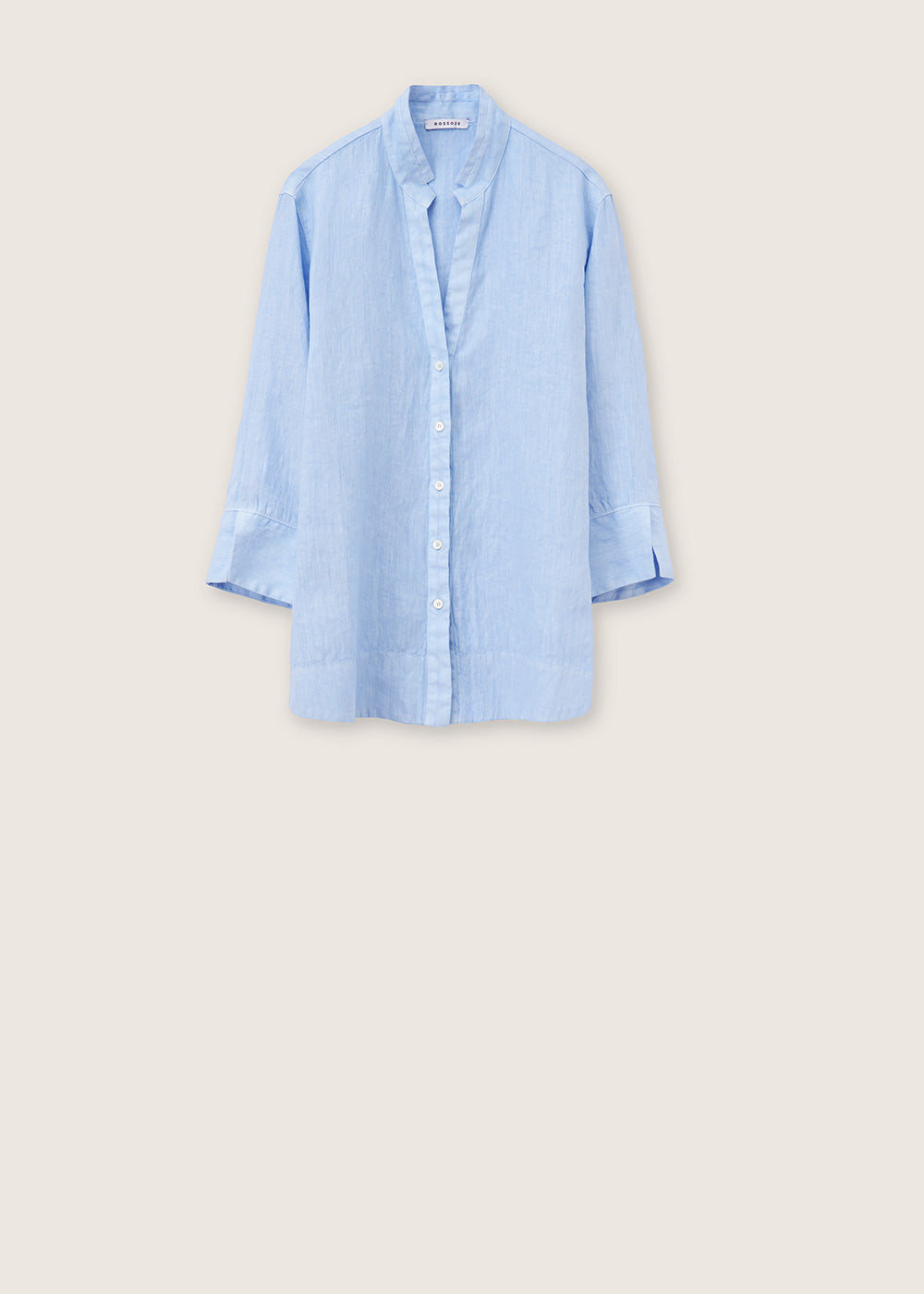 Rosso35 Sky Blue Linen Shirt