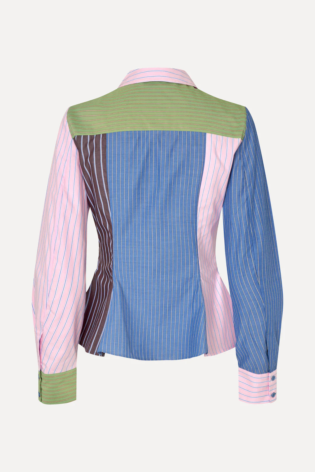 Stine Goya Peplum Stripped Shirt