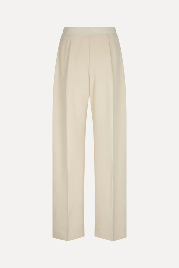 Ciara Wide Leg Trousers in Ivory