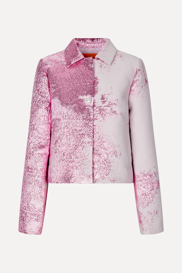 Kiana Jacket in Impressionist Wild Rose Bloom