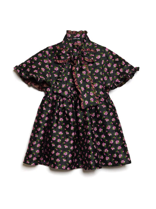 Sister Jane Canopy Jacquard Mini Dress