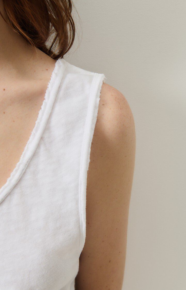 American Vintage Sonoma White Vest Top