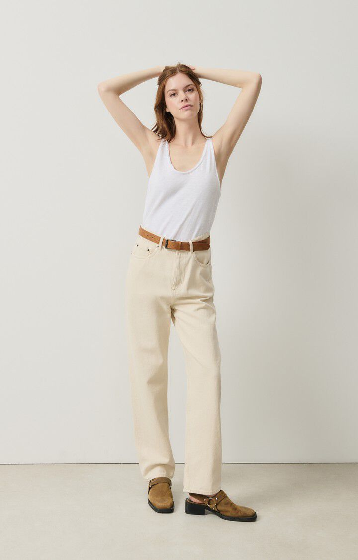 American Vintage Sonoma White Vest Top