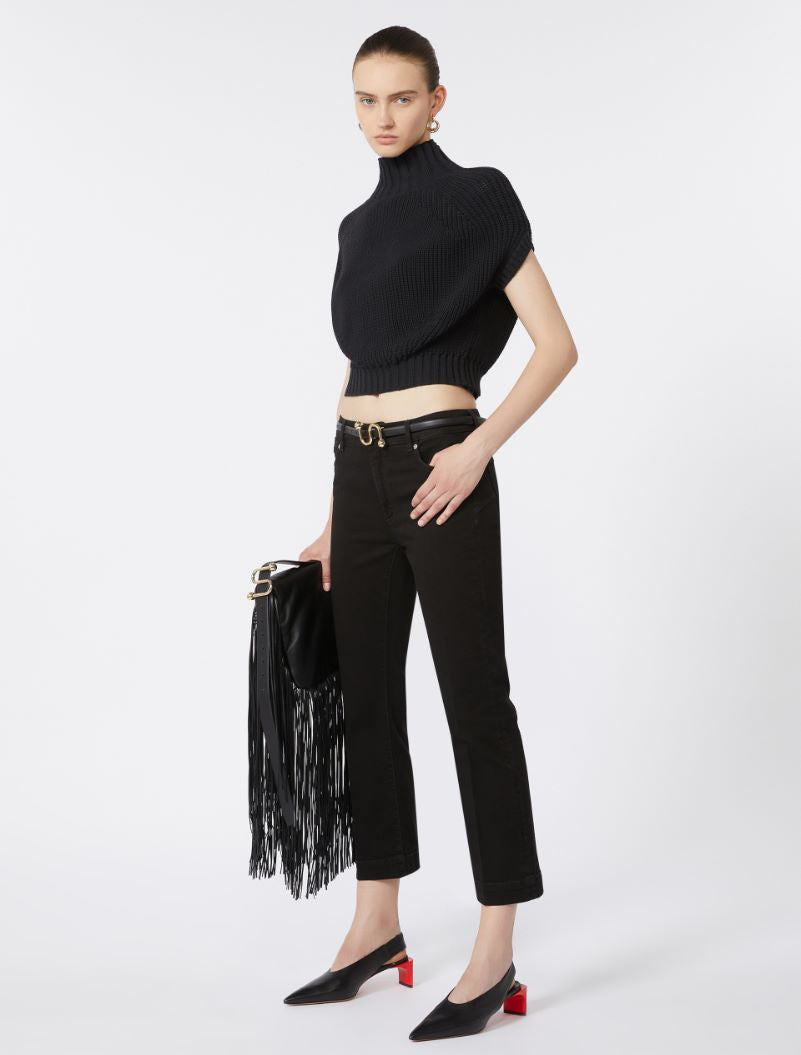 Sportmax Perfect-fit mini flare jeans