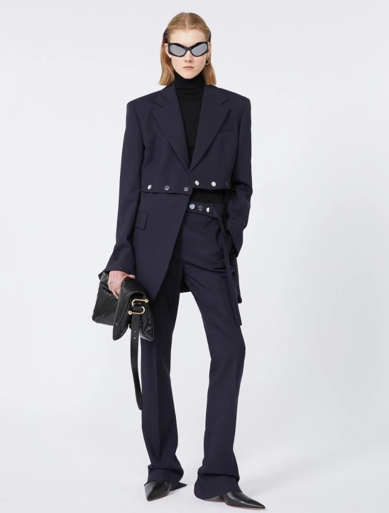 Sportmax Harry Black Cigarette Trouser