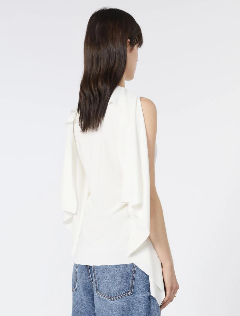 Sportmax Cera Fitted T-Shirt With Double Material