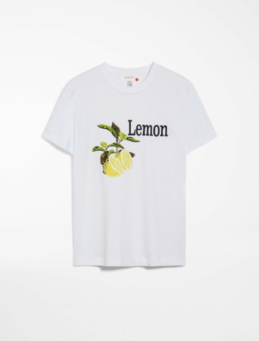 Renata Embroidery And Sequin Lemon T Shirt