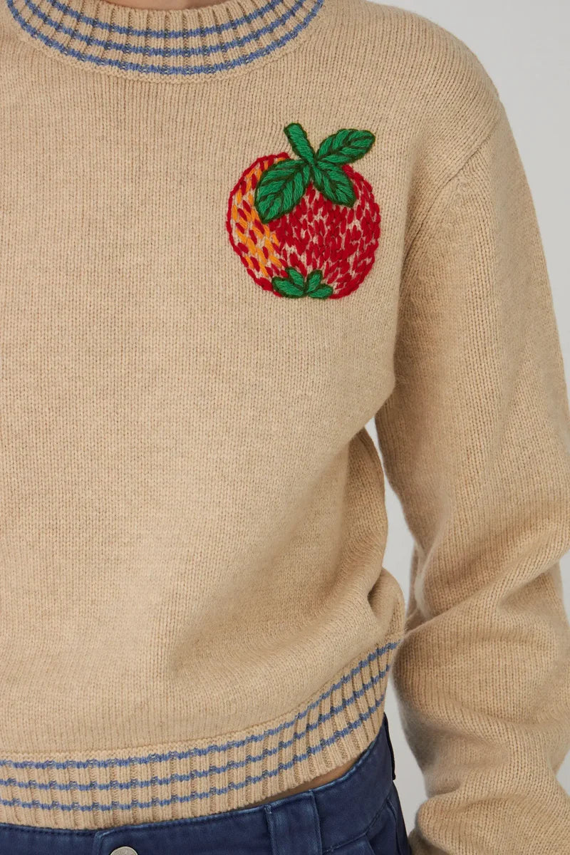 Stella Nova Embroidered Apple Sweater