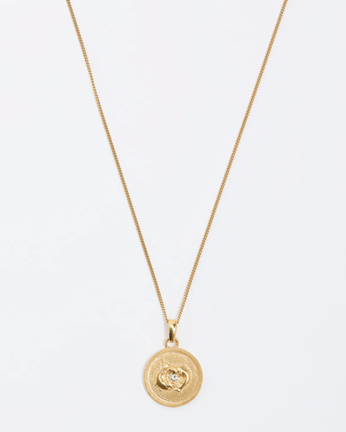 Soru Zodiac Pendant Necklace Pisces