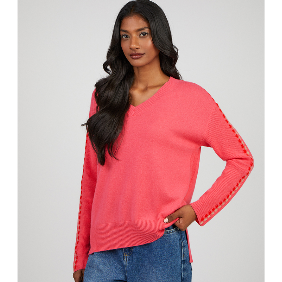 Cocoa Cashmere Alaina Jumper Deep Pink
