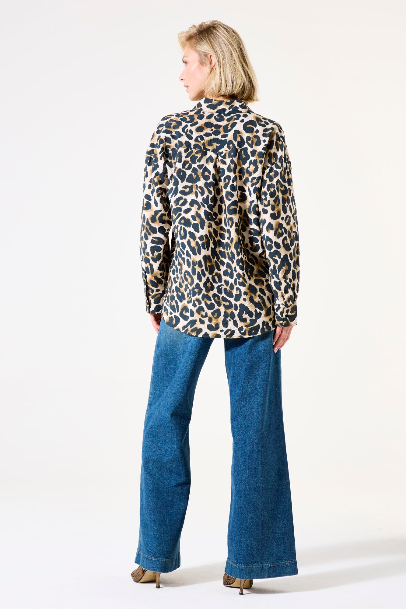Garcia Shirt in Almond Leopard