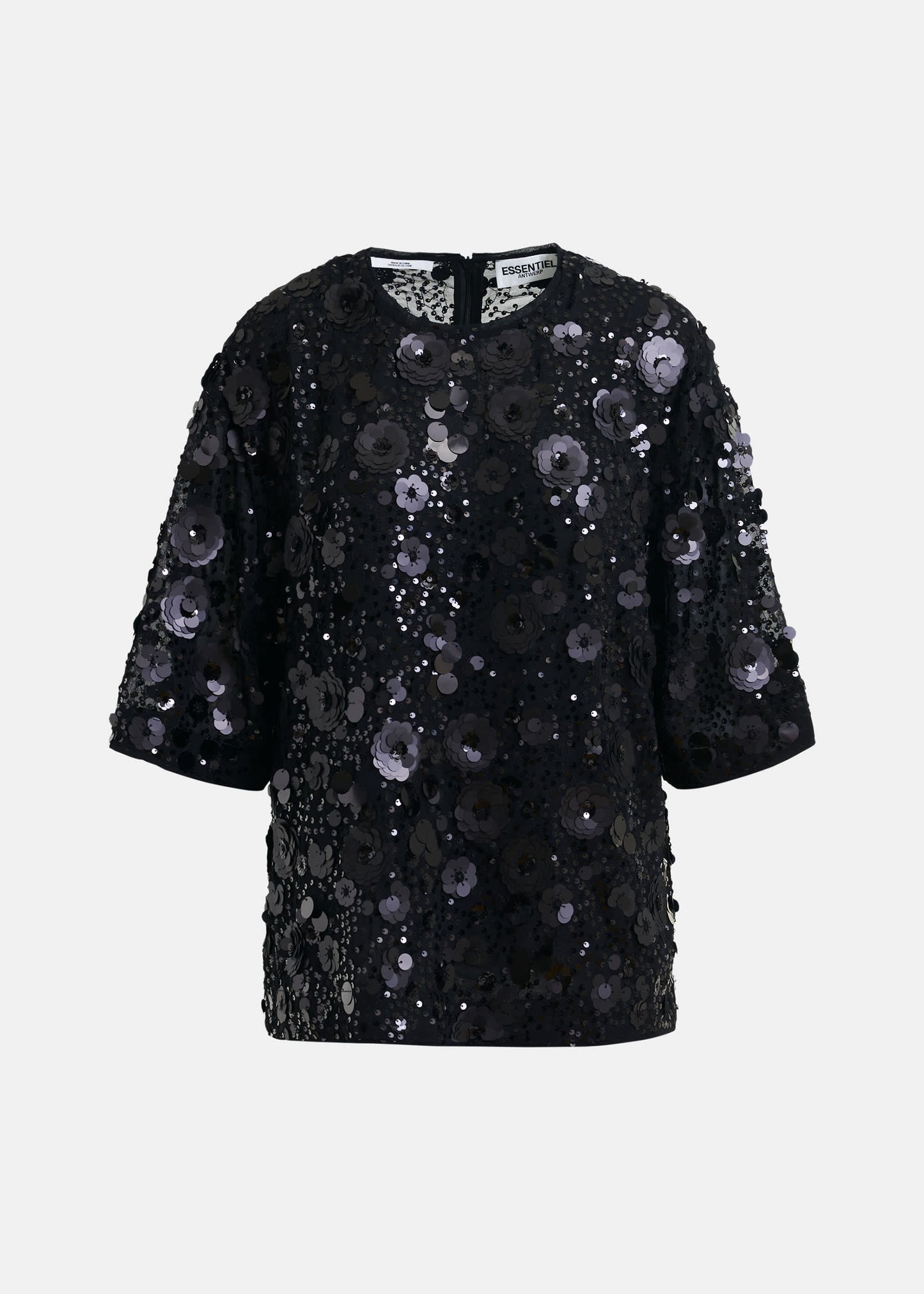 Essentiel Antwerp Isparkle Sequin Tape Top