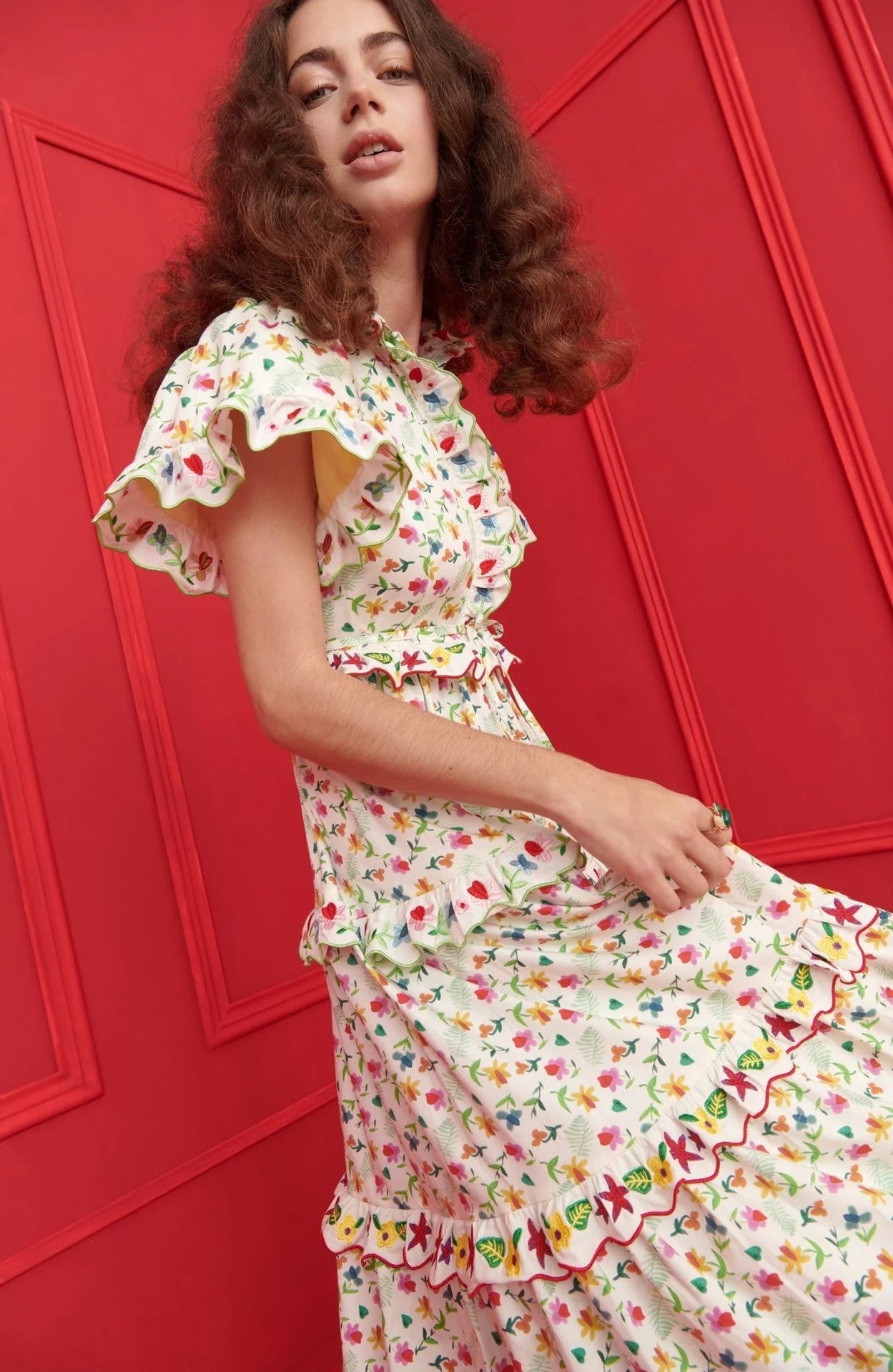 Celia B Nebula Dress Floral Printed Dress