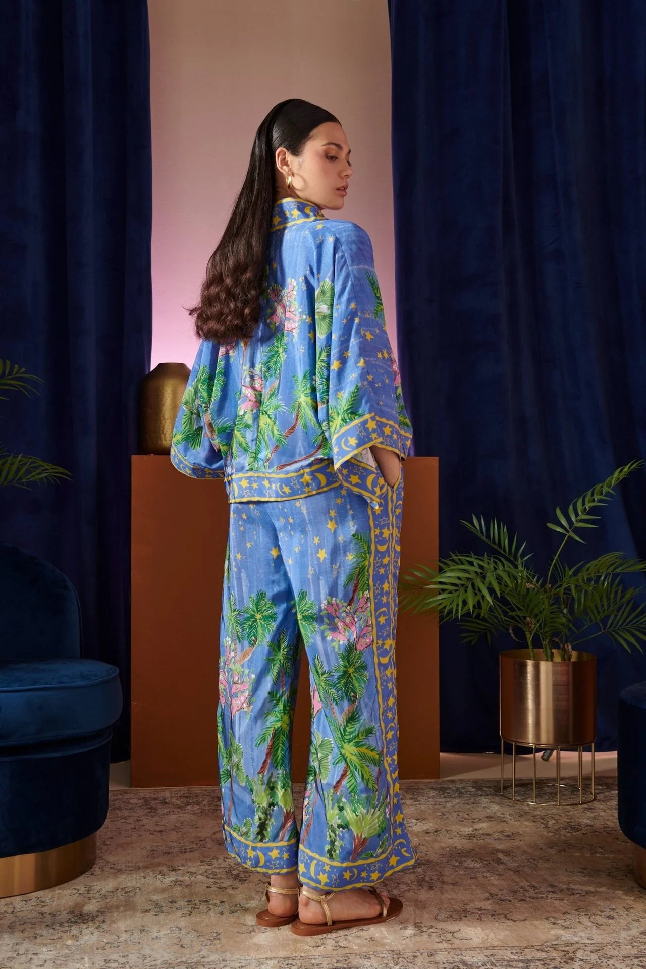 Celia B Noche Top Blue