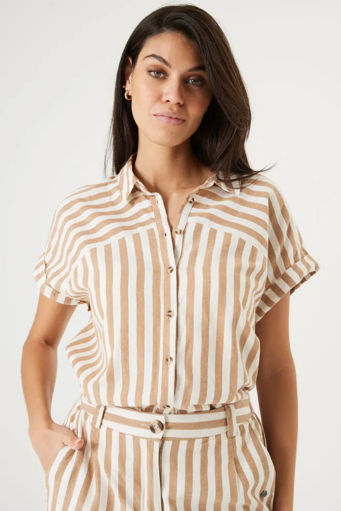 Blouse With Vertical Stripe