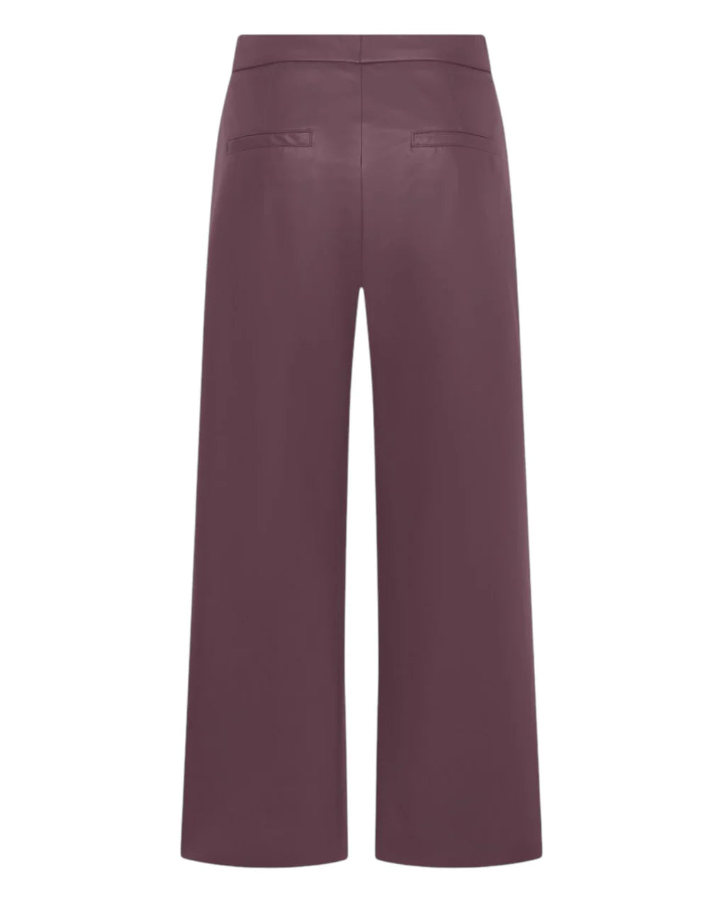 Raffaello Rossi Palina 6/8 Vegan Nappa Leather Trousers Burgundy
