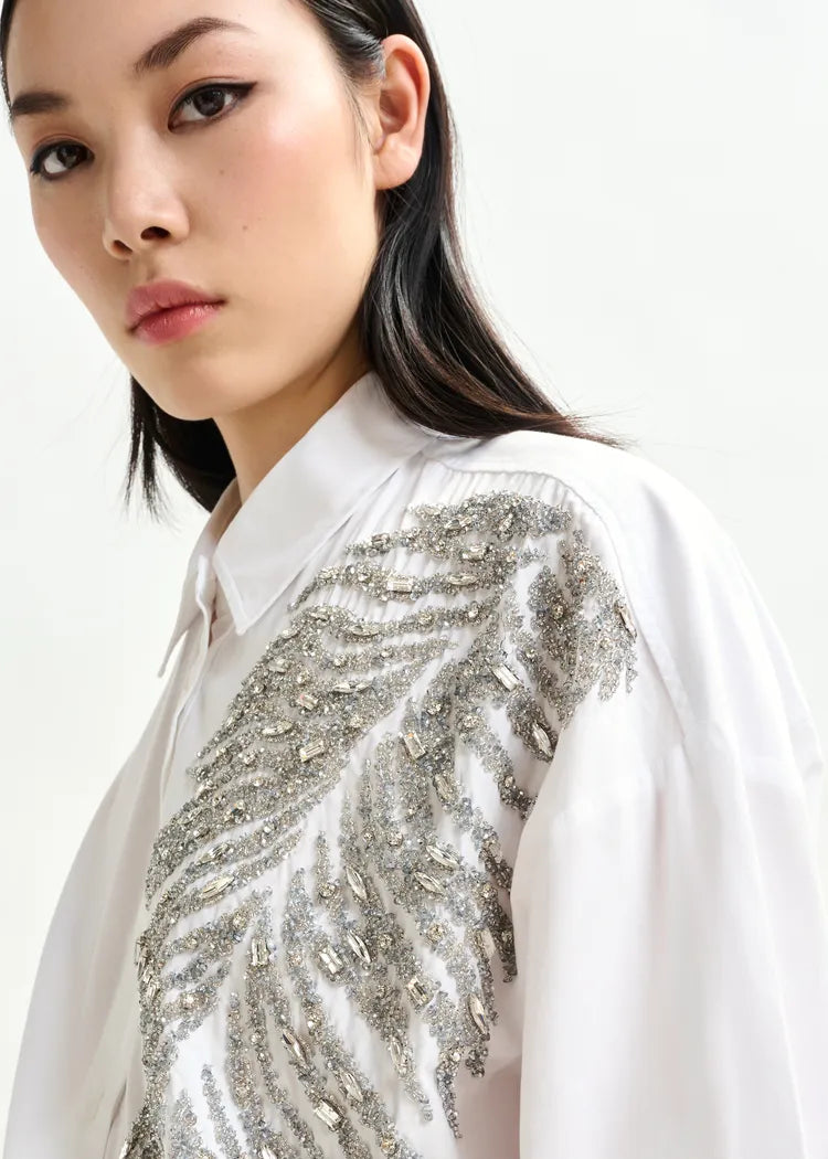 Essentiel Antwerp Iliza Embellished Shirt