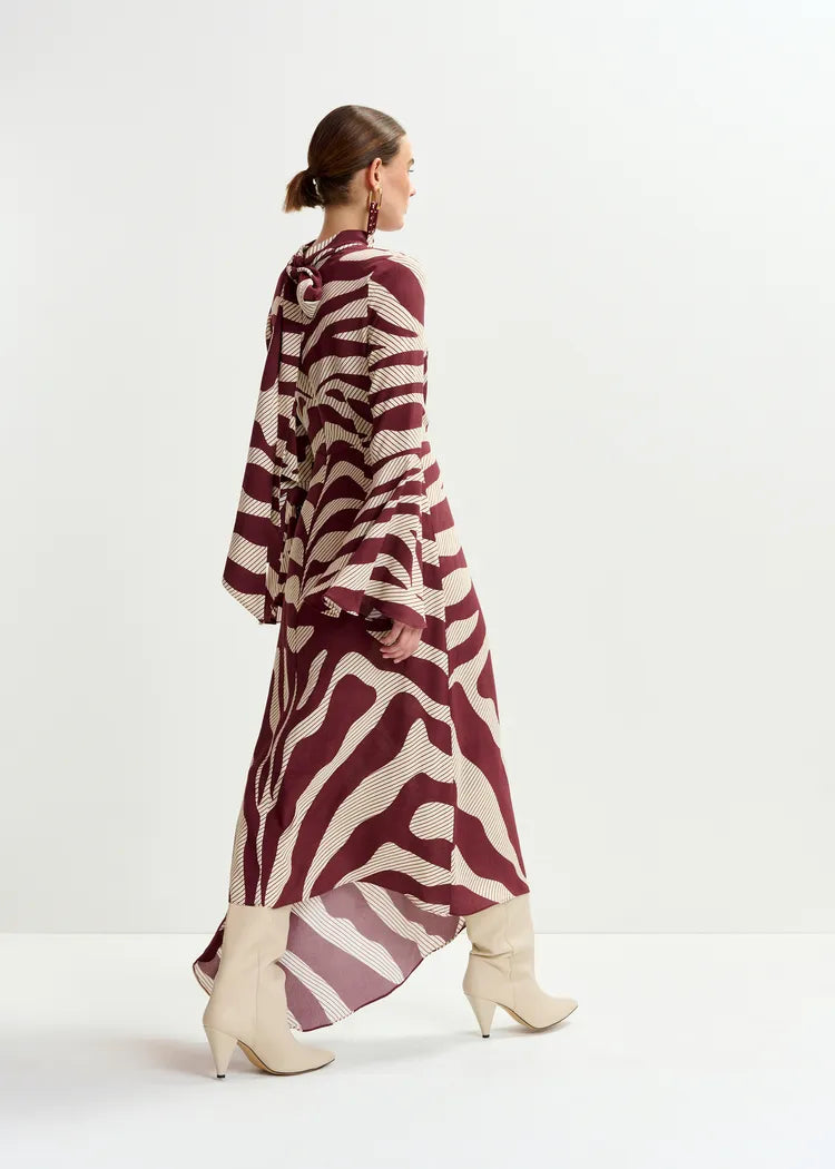 Essentiel Antwerp Istripe Asymmetric Dress